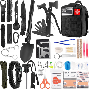 Emergency Survival/First Aid Kit, 142Pcs