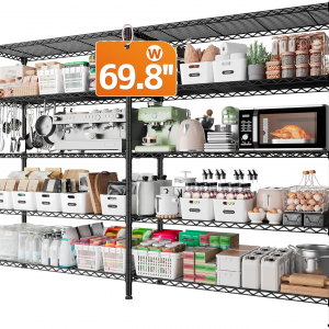 1600 Lbs. 5 Tier Wire Shelving Unit