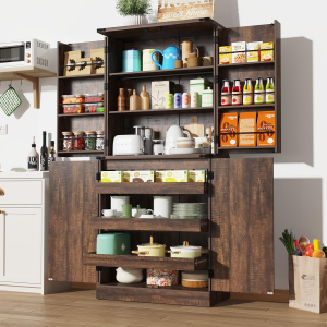 Farmhouse Kitchen Pantry Cabinet