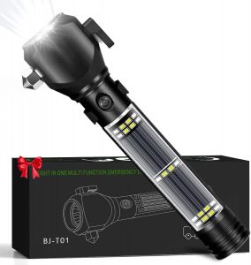 Solar Powered Tactical Flashlight