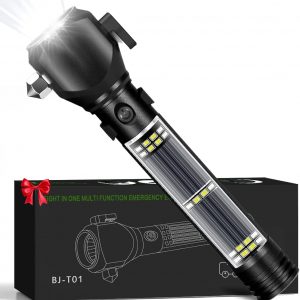Solar Powered Tactical Flashlight