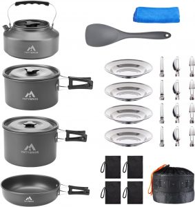 Camping Cookware Mess Kit