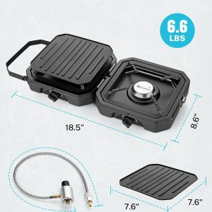 2 Burner Propane Camping Stove