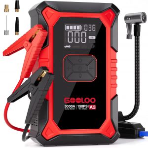 Jump Starter with Air Compressor