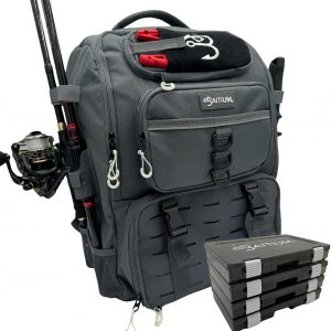 Fishing Backpack, Tackle Bag With Rod Holders
