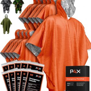 emergency poncho and mylar blanket liner