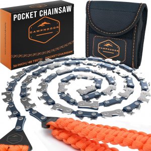 Pocket Chainsaw with Paracord Handles