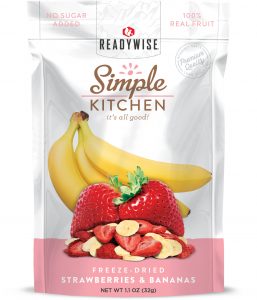 Freeze Dried Strawberry and Bananas