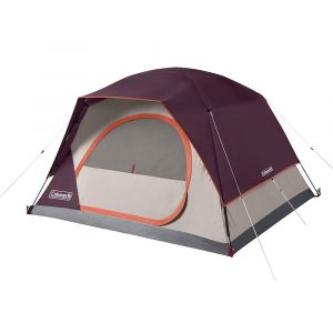 Coleman dome camping tent with rainfly and large screened front door