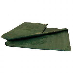 6 x 8 Heavy Duty Tarp for emergency shelter and camping