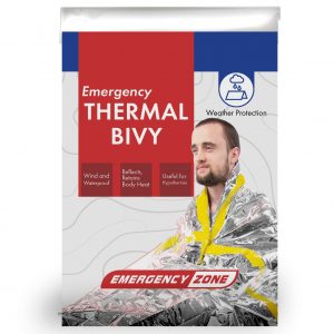 Emergency Reflective Sleeping Bag for cold weather emergency warmth