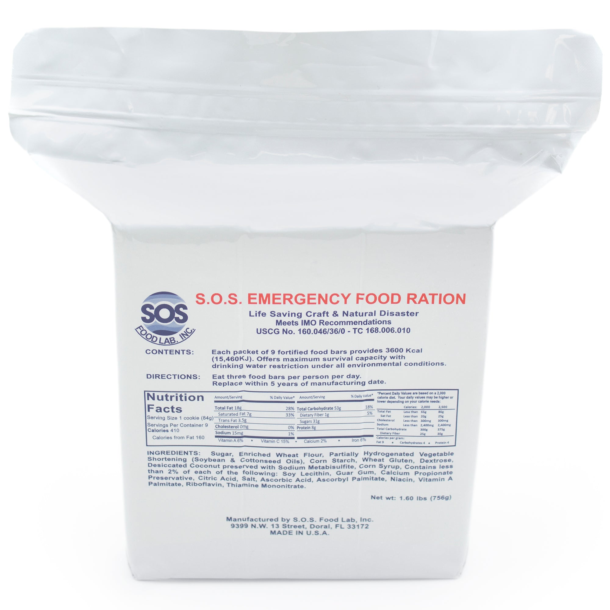 301.jpg SOS 3600 calorie Emergency Food Bar
