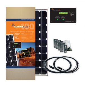 Samlex 100W solar charging kit with 30A charge controller