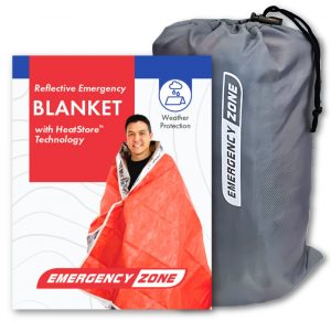 HeatStore Reflective Blanket for emergency warmth and weather protection