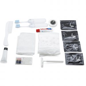 Deluxe 2-Person Hygiene Kit with personal care supplies