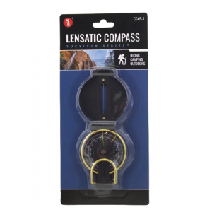 Lensatic Map Compass for outdoor navigation