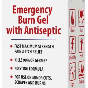 ALOCANE Max Emergency Burn Gel with antiseptic and 4% lidocaine 4 oz