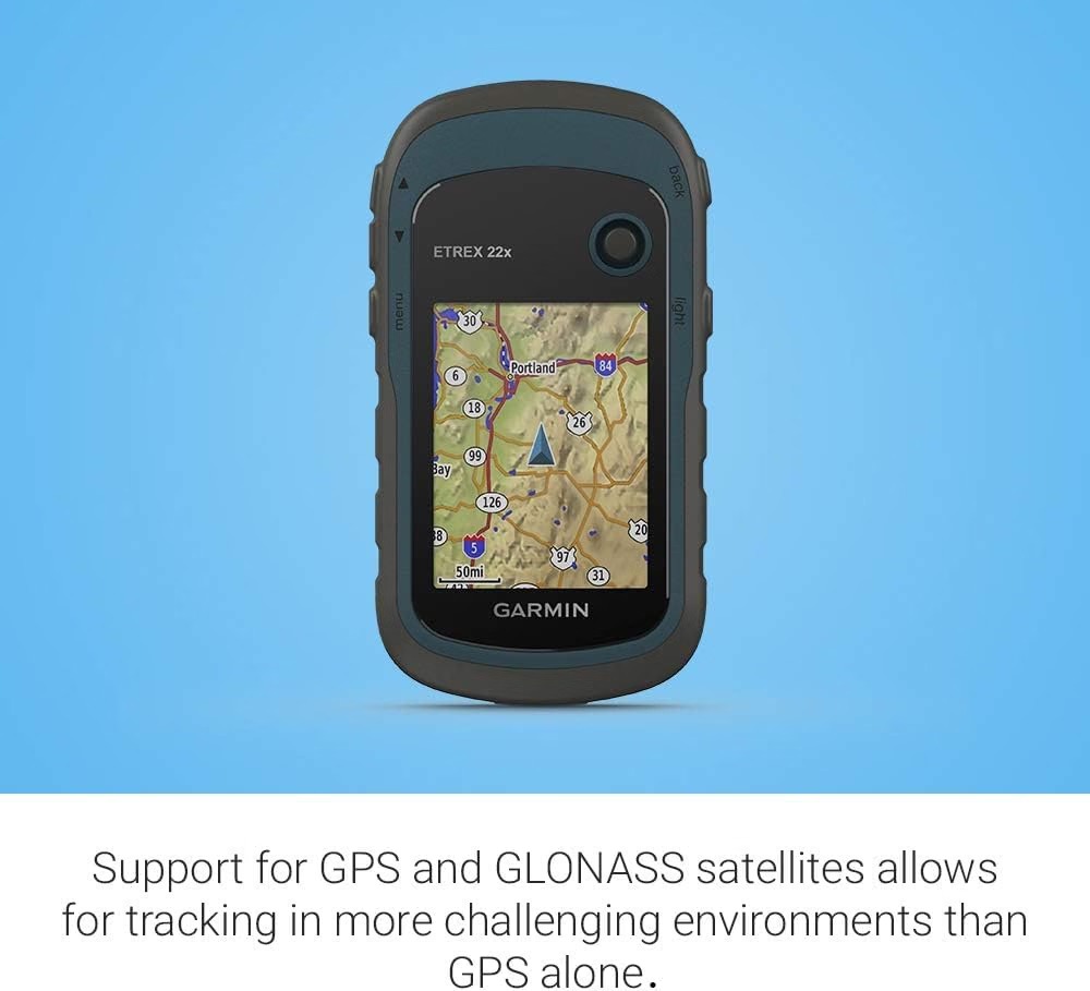garmin-etrex-22x-gps-glonass Garmin eTrex 22x GPS and GLONASS satellite navigation display