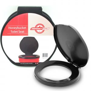 Honeybucket Toilet Seat for emergency sanitation and camping