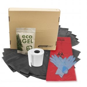 Complete Portable Toilet Set with Potty Box