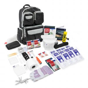 2-Person Urban Survival Bug-Out Bag with emergency supplies