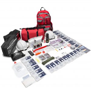 2-Person Deluxe Earthquake Emergency Kit with emergency supplies