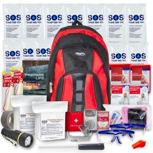 The Essentials 2-Person 72-Hour Kit with backpack