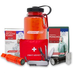 Basic Survival Bottle compact emergency kit