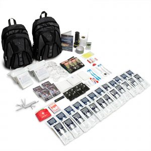 The Essentials 4-Person 72-Hour Kit with backpack