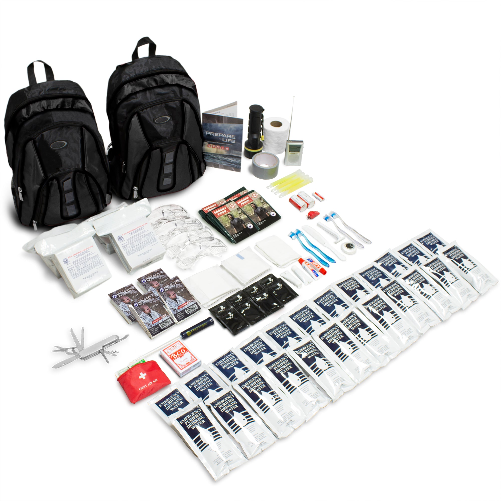 SM_860-4BAa.jpg The Essentials 4-Person 72-Hour Kit with backpack
