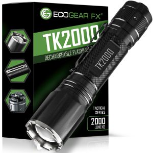TK2000 USB rechargeable tactical flashlight